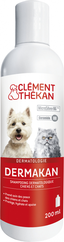 Clément Thékan Dermakan - Dermatologisches Shampoo für Hund & Katze