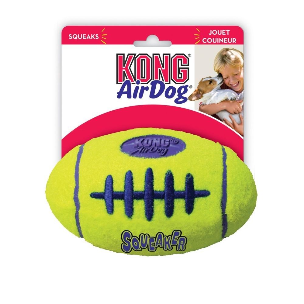 Giocattolo per cani KONG Air Squeaker Football