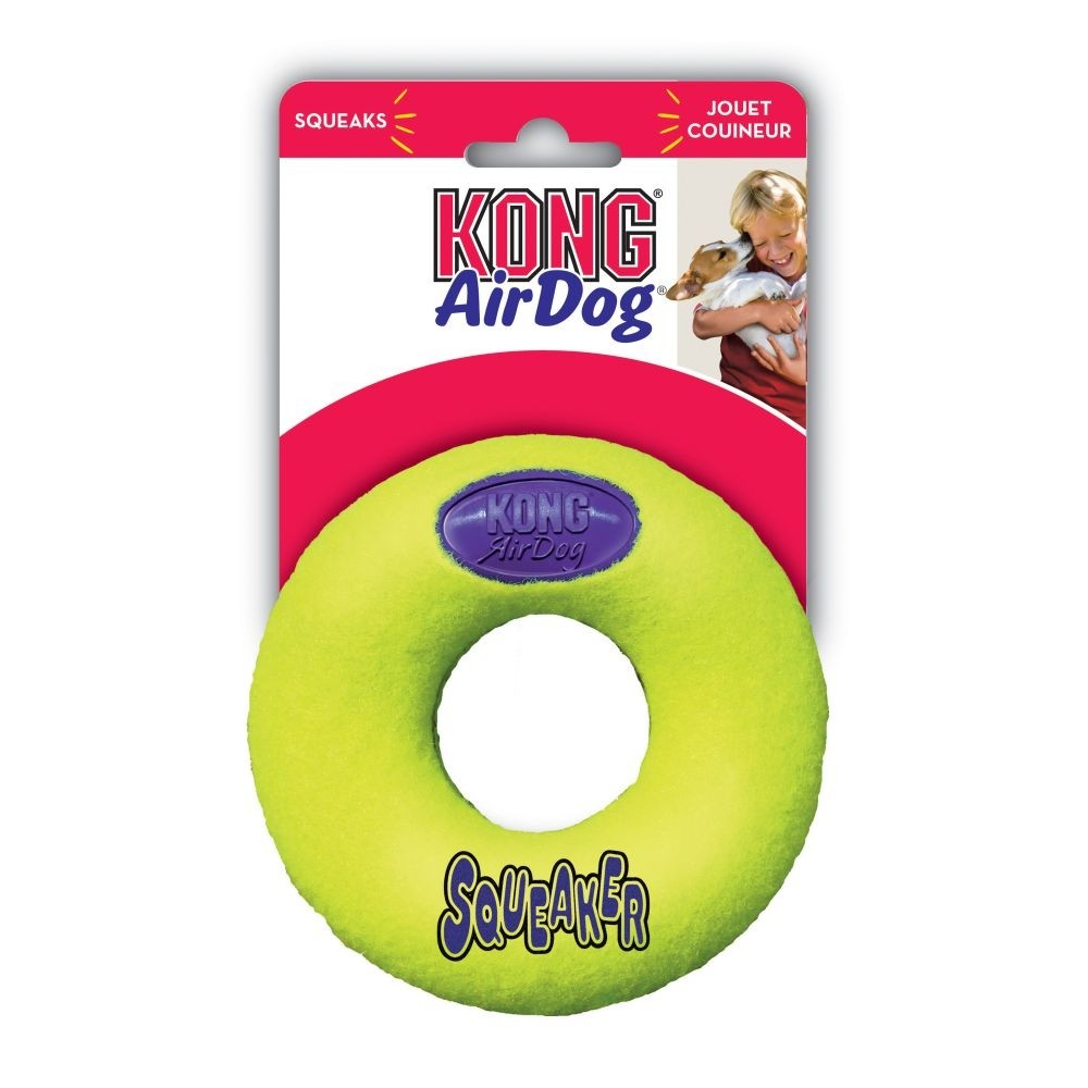 Brinquedo para cães KONG Air Squeaker Donut