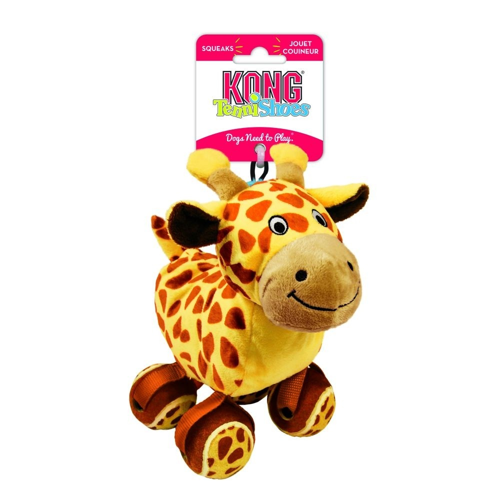 Brinquedo KONG Tennisshoes Girafa