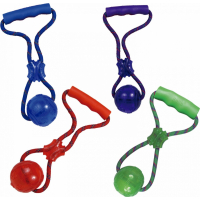 Interactief speelgoed KONG Squeezz® Ball met handgreep