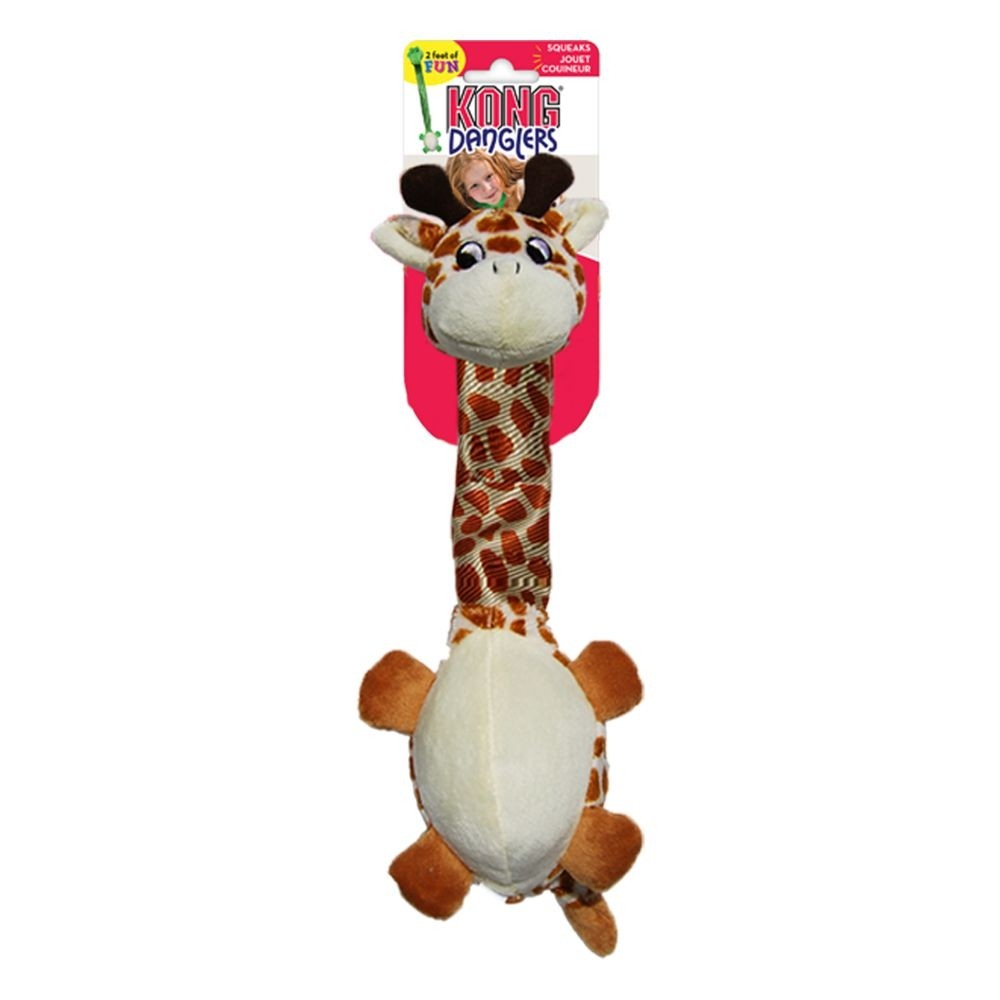 KONG Danglers Giraffe Hundespielzeug