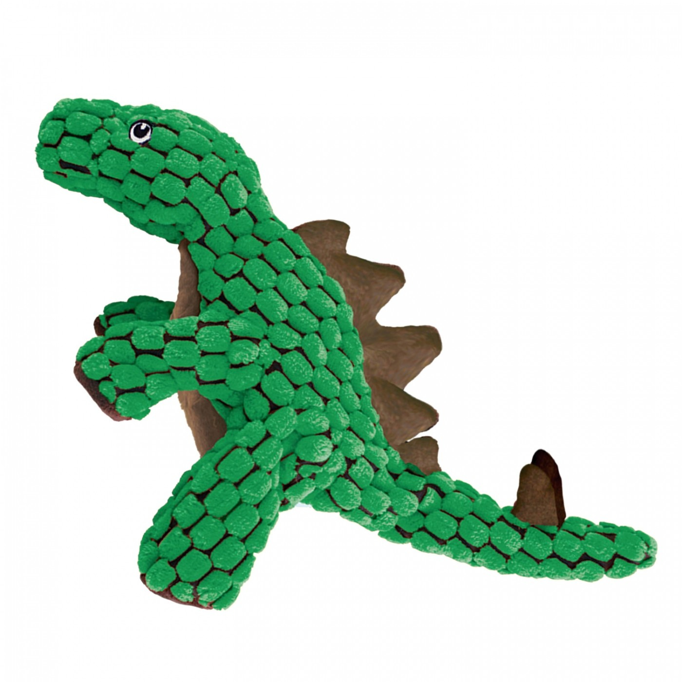 Brinquedo para cães em tecido KONG Dynos Stegosaurus Green - dois tamanhos
