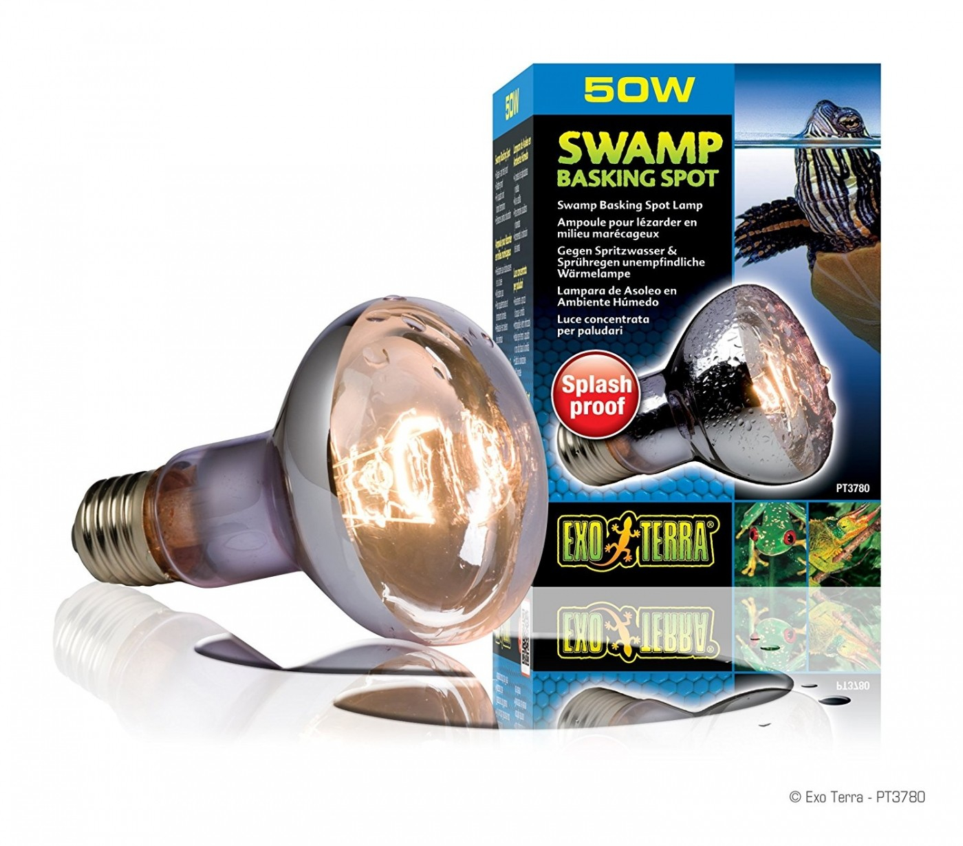 Exo Terra Swamp Basking Spot Ampoule anti-éclaboussure