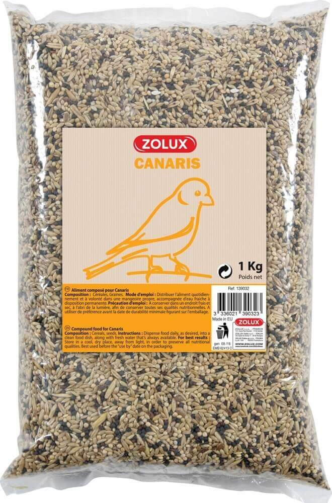 Körner für Kanarienvögel Zolux - 1kg