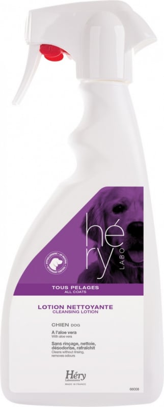 Lotion nettoyante pour chien Hery tout pelage 