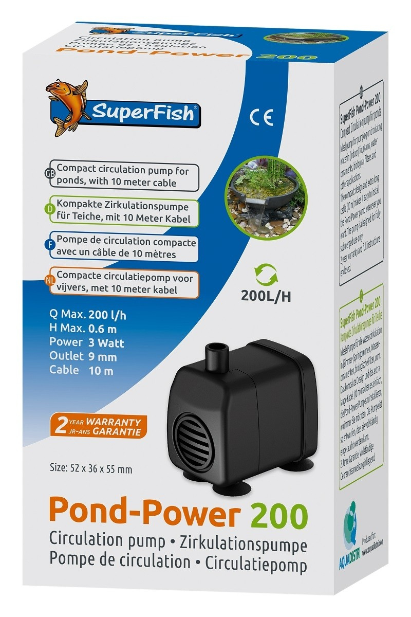 SuperFish PondPower Pompa di circolazione per laghetti