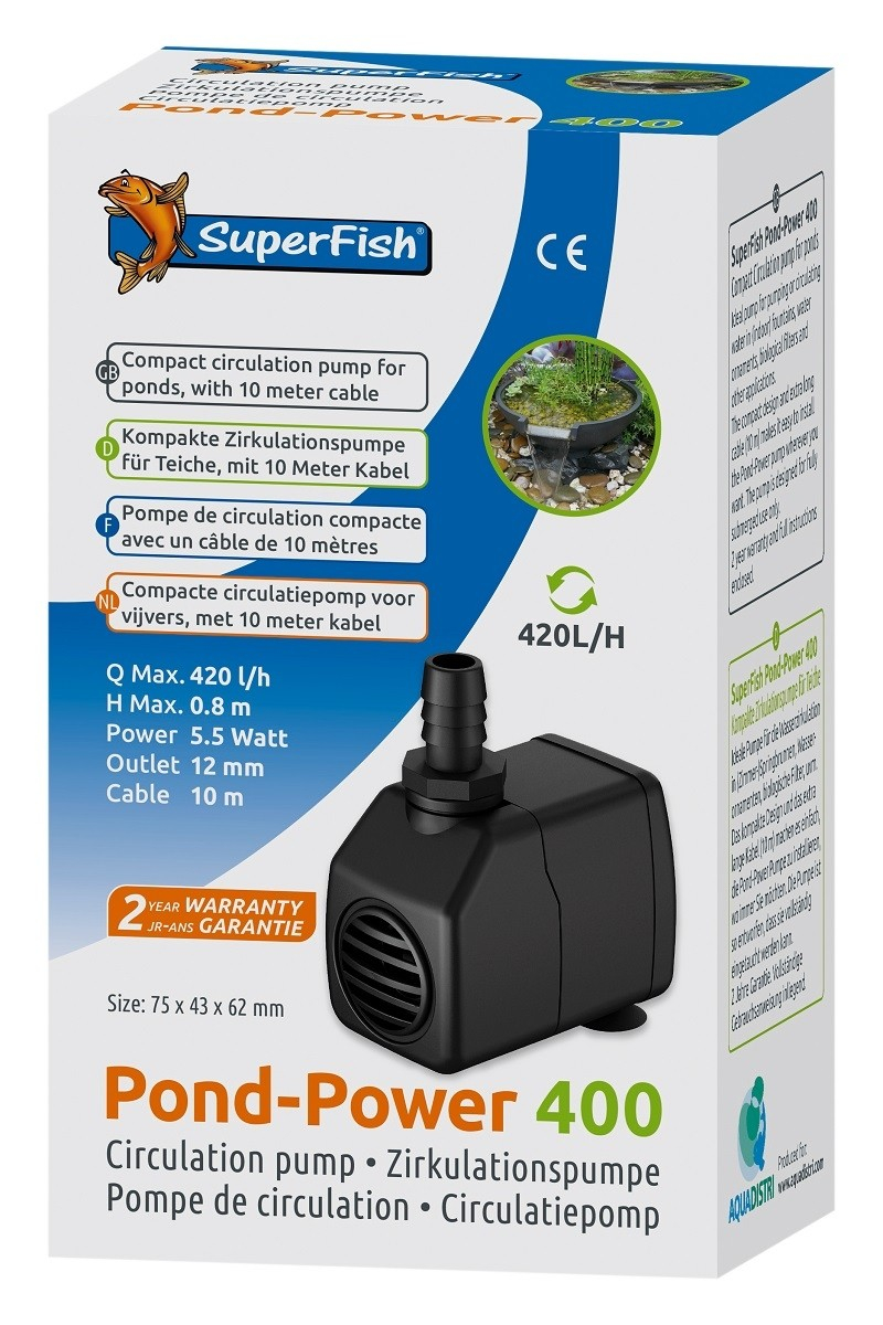 SuperFish PondPower Pompa di circolazione per laghetti