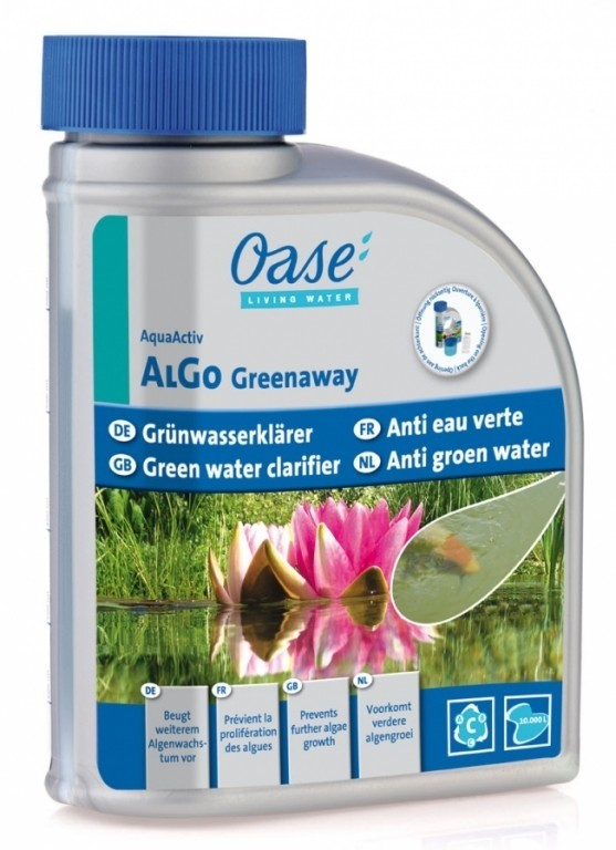 Oase AquaActiv AlGo Greenaway Anti-Grünwasser für Teiche