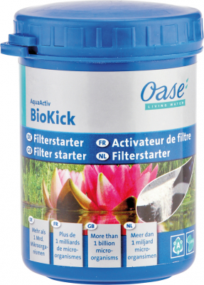 Oase AquaActiv BioKick Bactéries de démarrage en poudre pour filtre de bassin