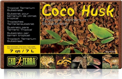 Substrat Naturel de fibres de coco en brique Exo Terra Coco Husk