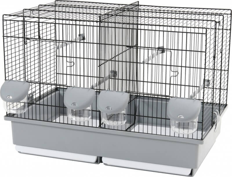 Cage d'élevage oiseau Cova Métal 90x40x44cm - Animal Valley