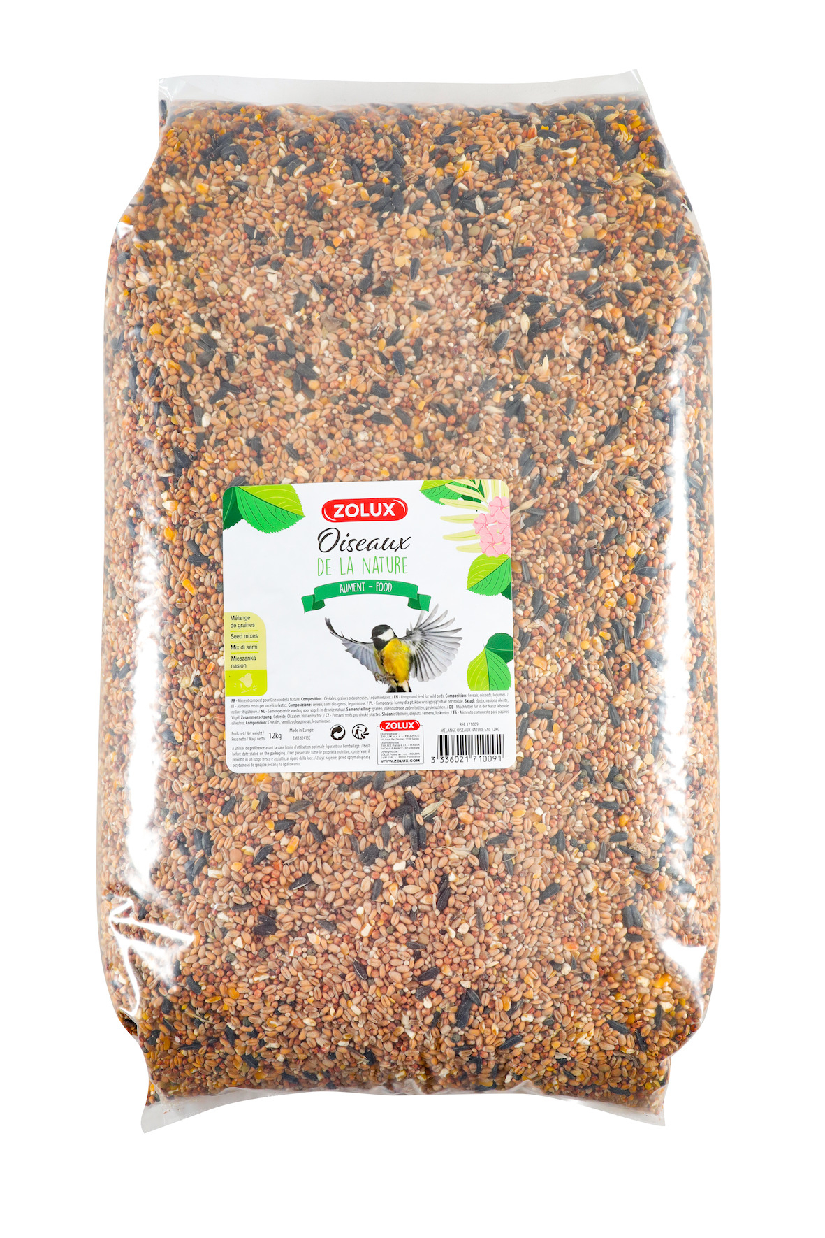 Zolux Saco de semillas para aves silvestres - 12kg