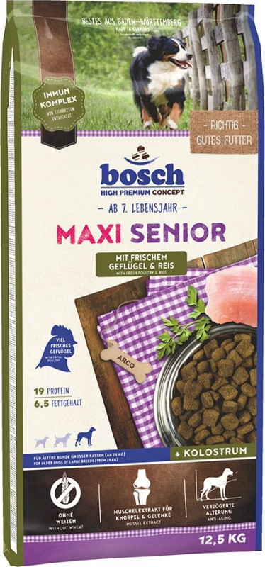 BOSCH Maxi Senior für ältere Hunde großer Rassen