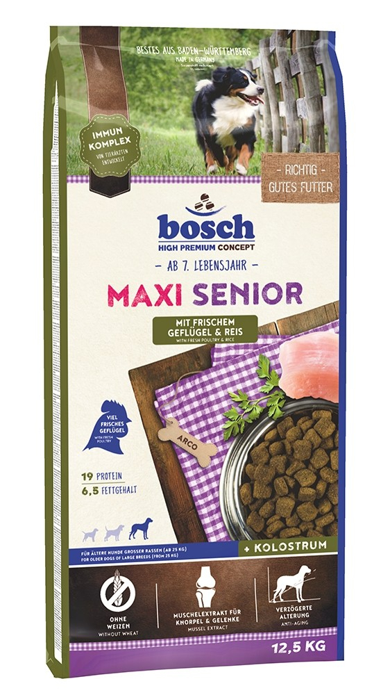 BOSCH Maxi Senior für ältere Hunde großer Rassen