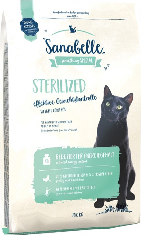SANABELLE Sterilized Sans Céréales pour Chat Stérilisé