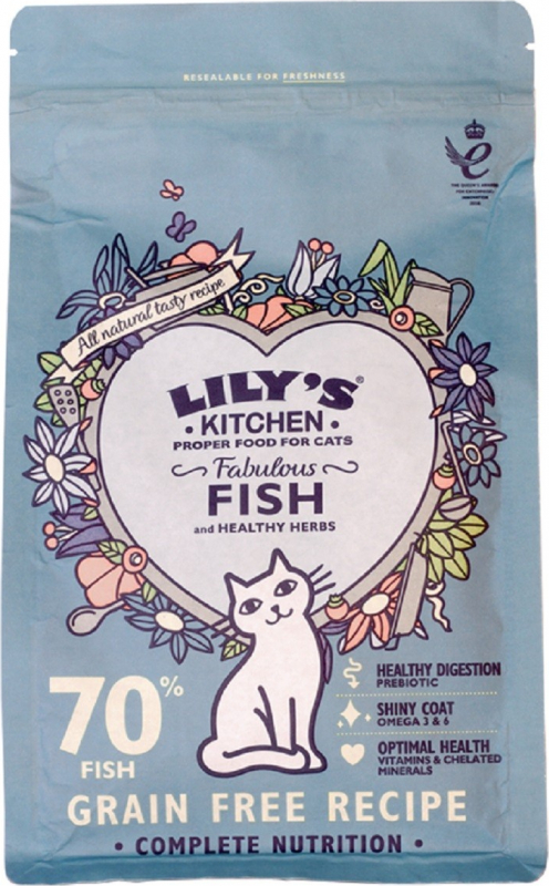 Lily S Kitchen Fabulous Fish Au Poisson Pour Chat Adulte