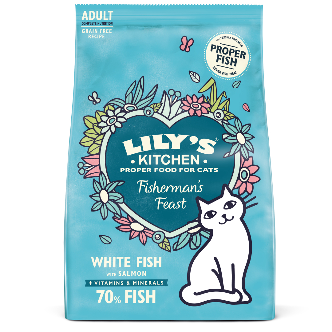LILY'S KITCHEN Fisherman's Feast com Peixe para Gato Adulto