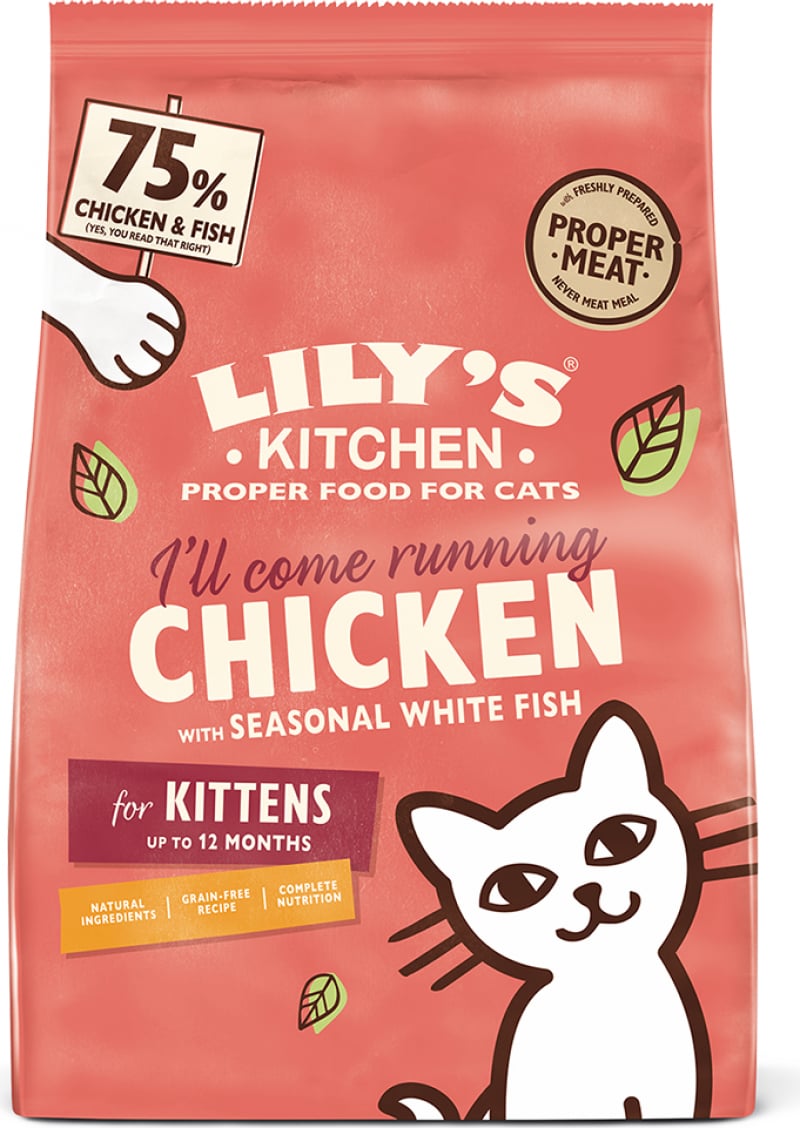 LILY'S KITCHEN Kitten Recipe au Poulet et poisson pour Chaton