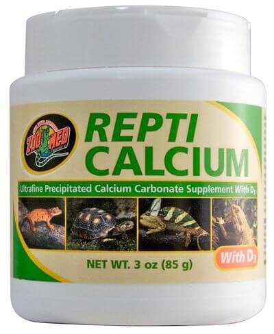 Zoomed Repticalcium Calcio con vitamina D3 para reptiles y anfibios