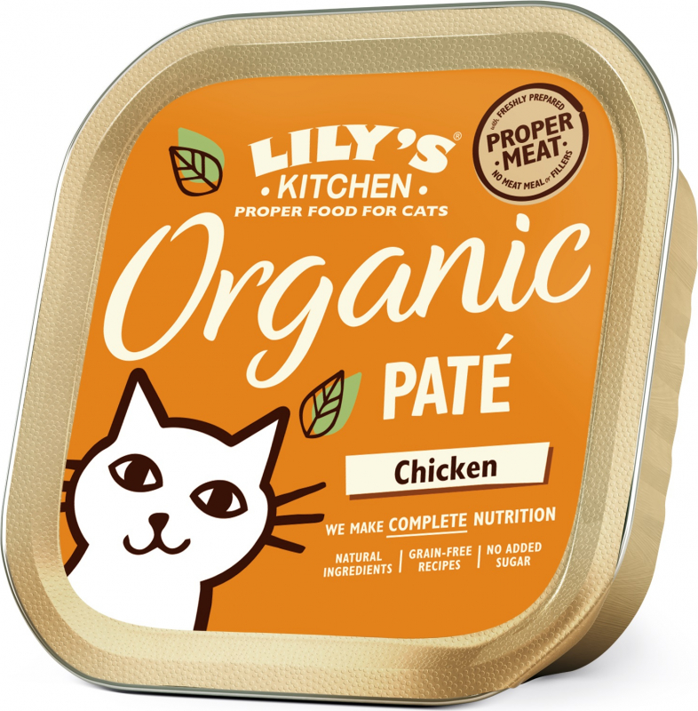 LILY'S KITCHEN Patê Organic Bio Dinner 85g para gatos