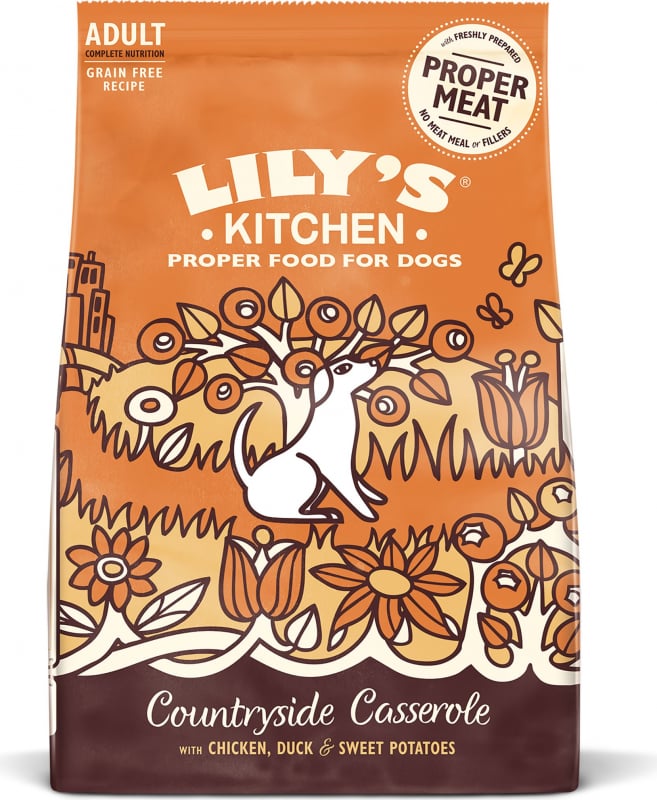 LILY'S KITCHEN croquetes sem Cereais Frango & Pato para cães adultos