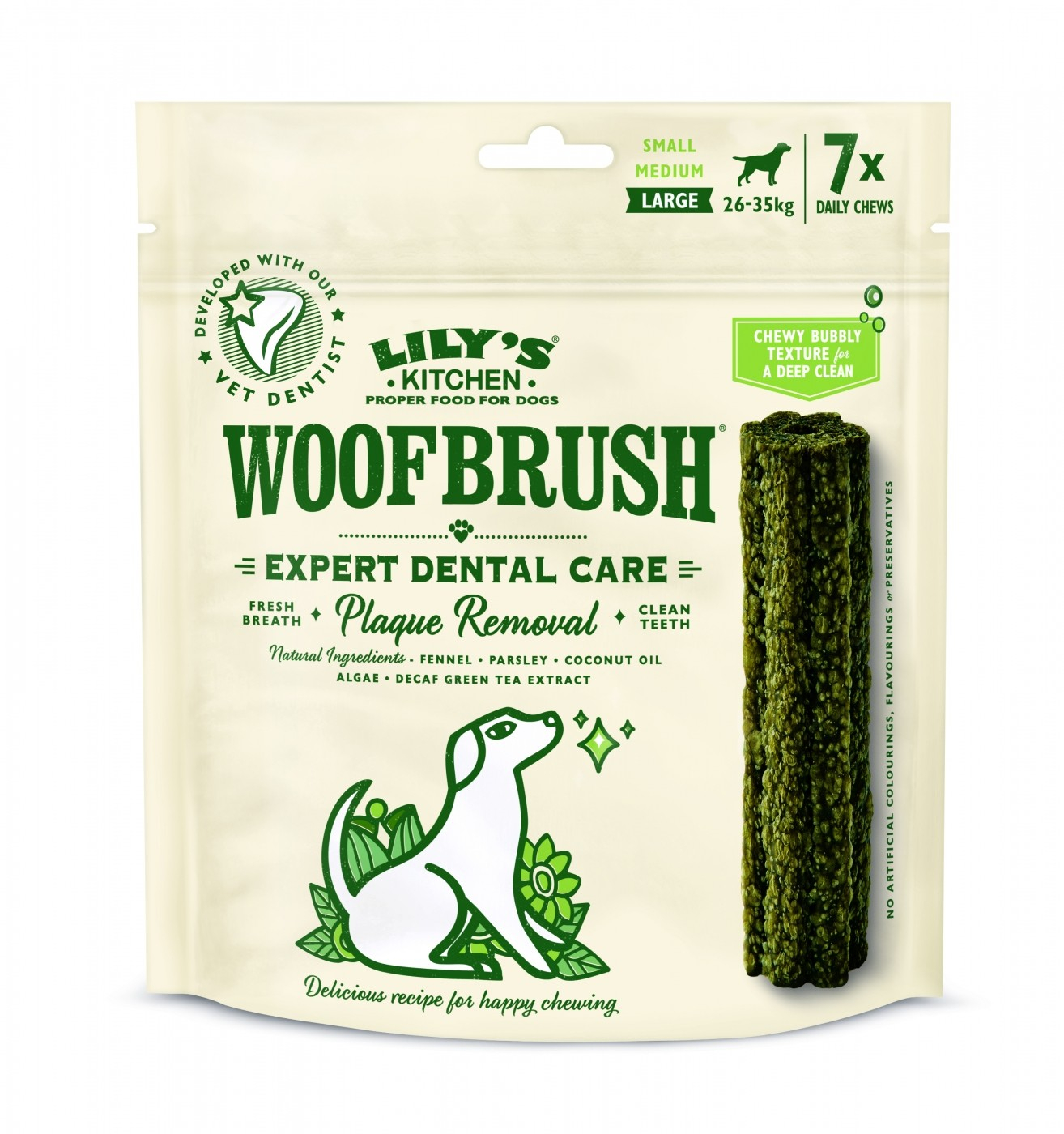 LILY'S KITCHEN Woofbrush Snacks dentales para perros