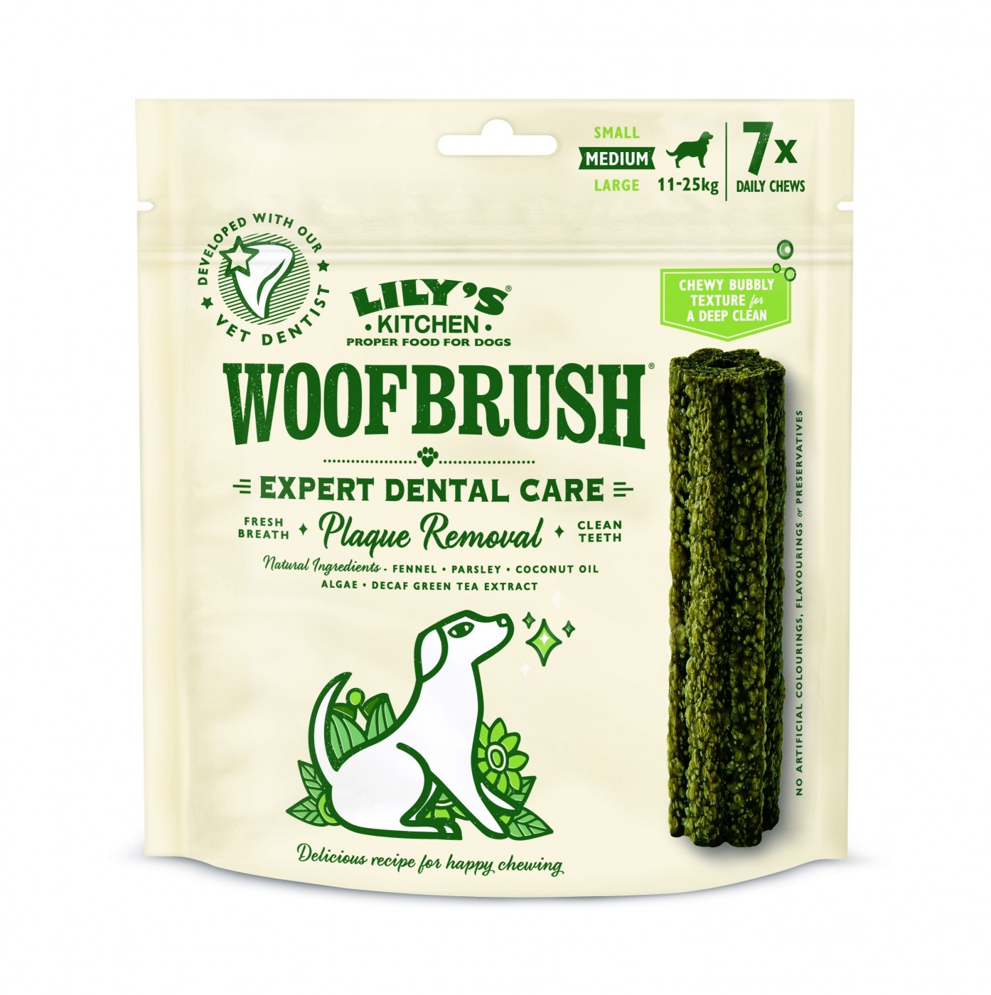 LILY'S KITCHEN Woofbrush Snacks dentales para perros