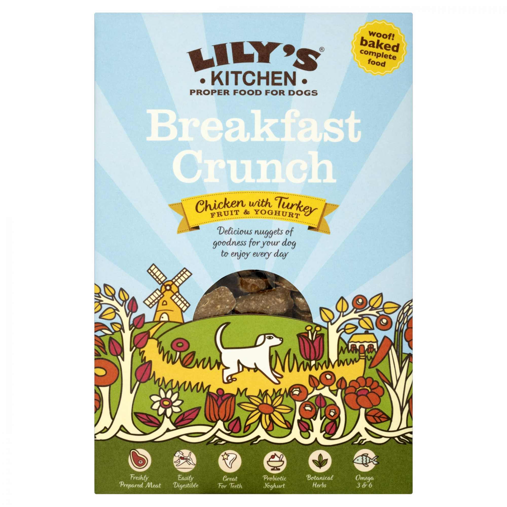 LILY'S KITCHEN Pequeno Almoço Breakfast Crunch para cão adulto