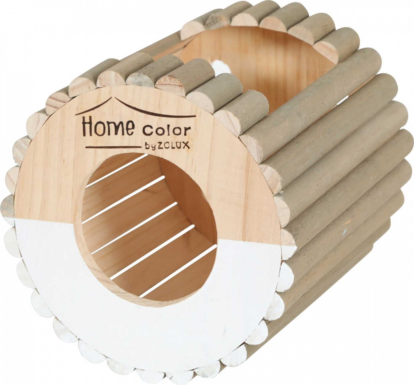 Holzhaus für rundes Nagetier - Home color
