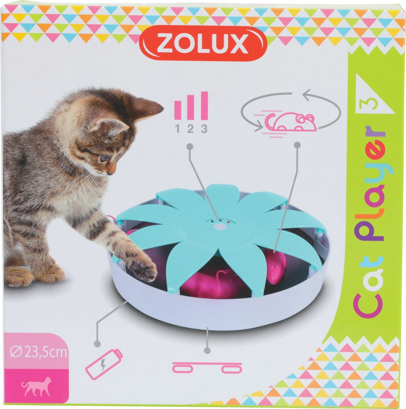 Brinquedo eletrónico para gatos - Cat Player 3