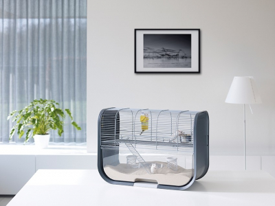 Cage pour gerbilles design et moderne - 60cm - Lugano 