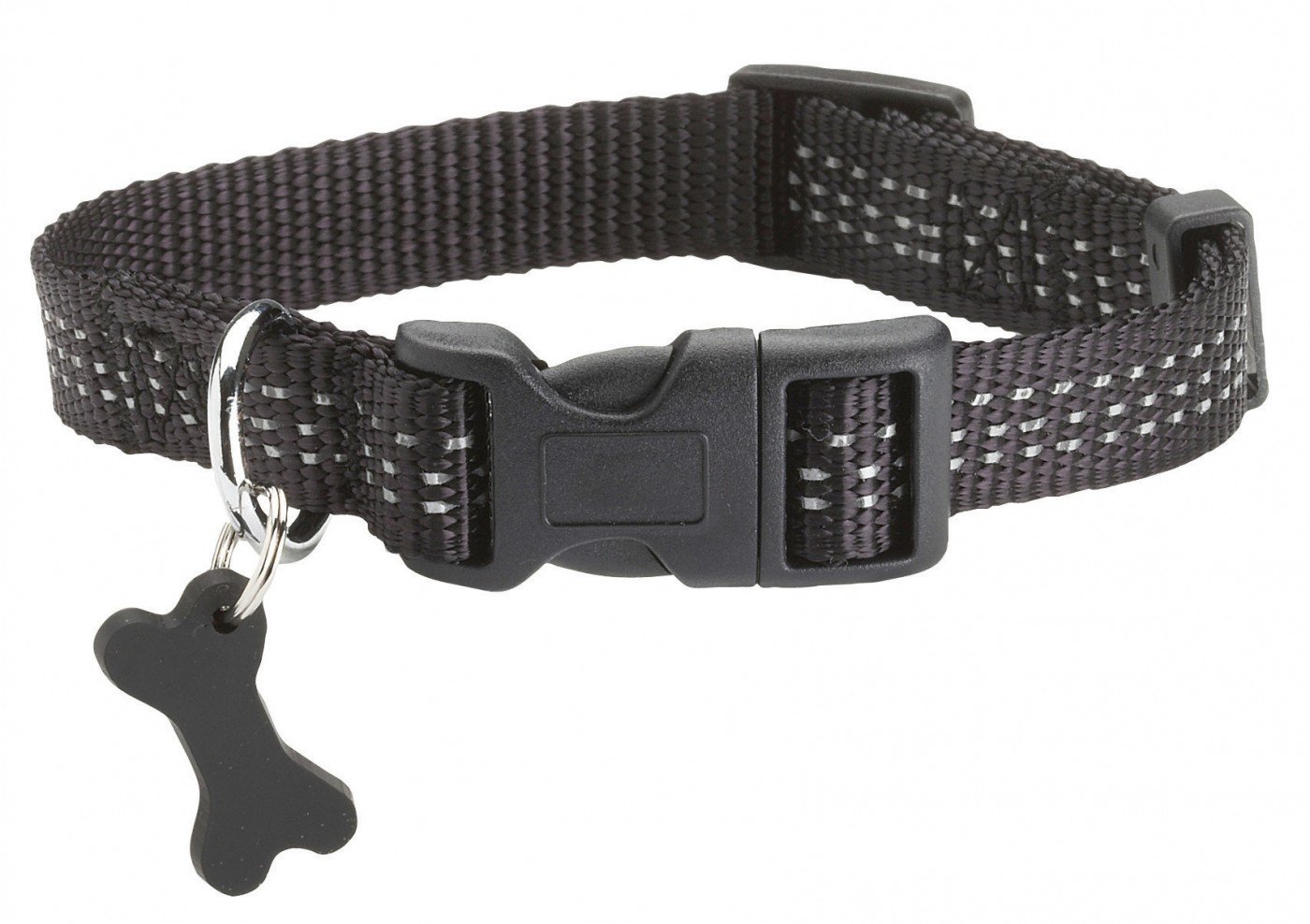 Collier Safe pour chien BOBBY Noir - Réfléchissant 