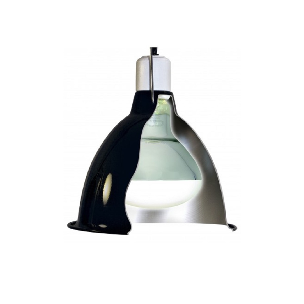 Soporte de lámpara domo de cerámica con reflector - 160W