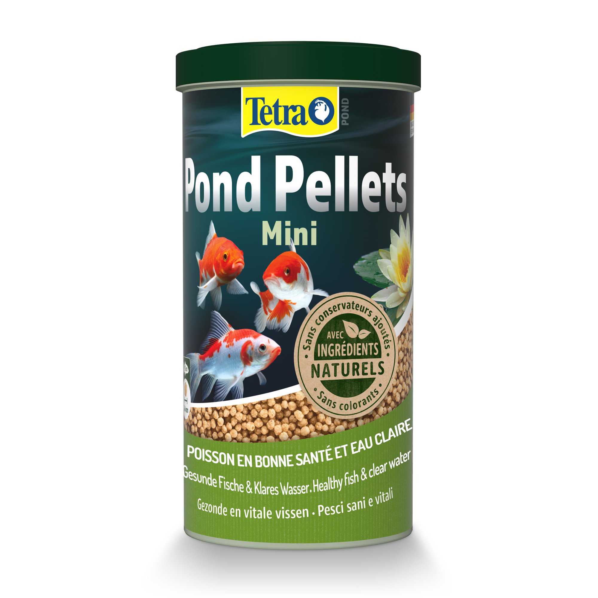Tetra Pond Pellets Mini Alimento completo para peces pequeños de estanque