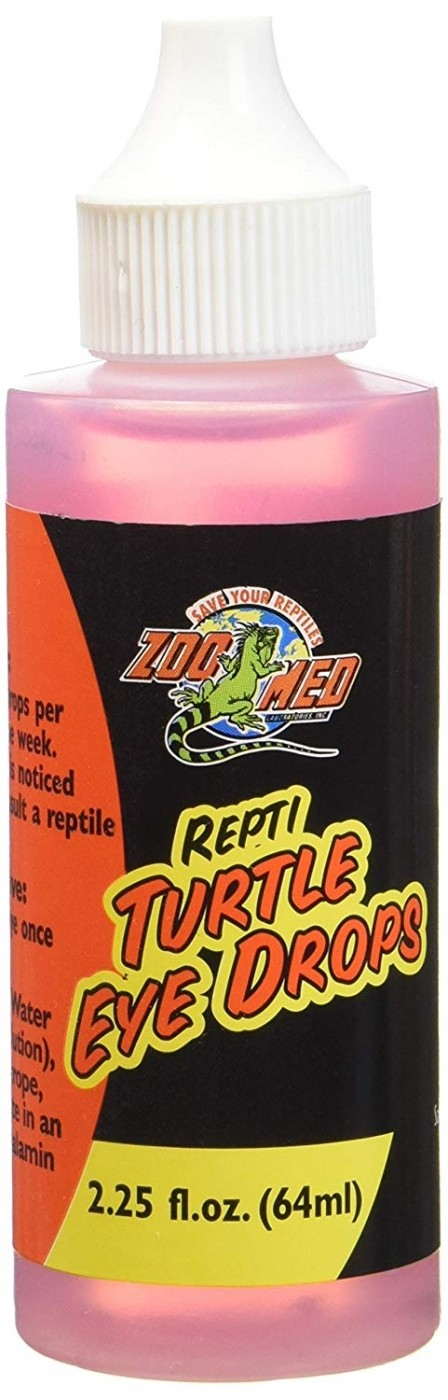 Zoomed Repti Turtle Eye Drops Gotas para o cuidado dos olhos de tartarugas e répteis