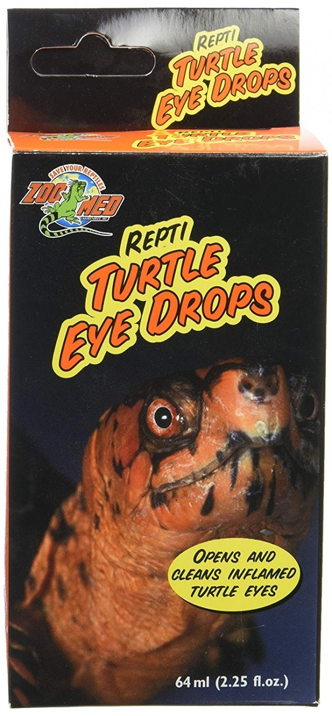 Zoomed Repti Turtle Eye Drops Gotas para o cuidado dos olhos de tartarugas e répteis