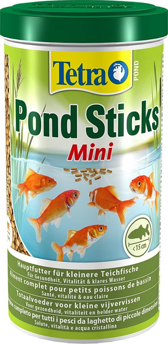 Tetra Pond fideos Mini Alimento completo diario para peces pequeños de estanque