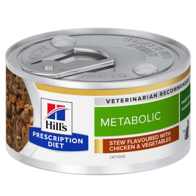 HILL'S Prescription Diet Metabolic Croquettes pour Chat au Poulet