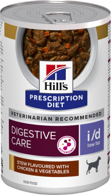 HILL'S Prescription Diet I/D AB+ Digestive Care Low Fat Mijoté pour Chien