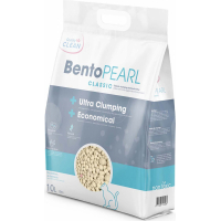 Areia para gato mineral e ultra aglomerante BentoPearl Classic da Quality Clean