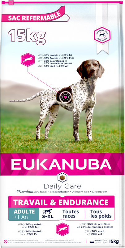 Eukanuba Adult Premium Working & Endurance pour Chien Actif