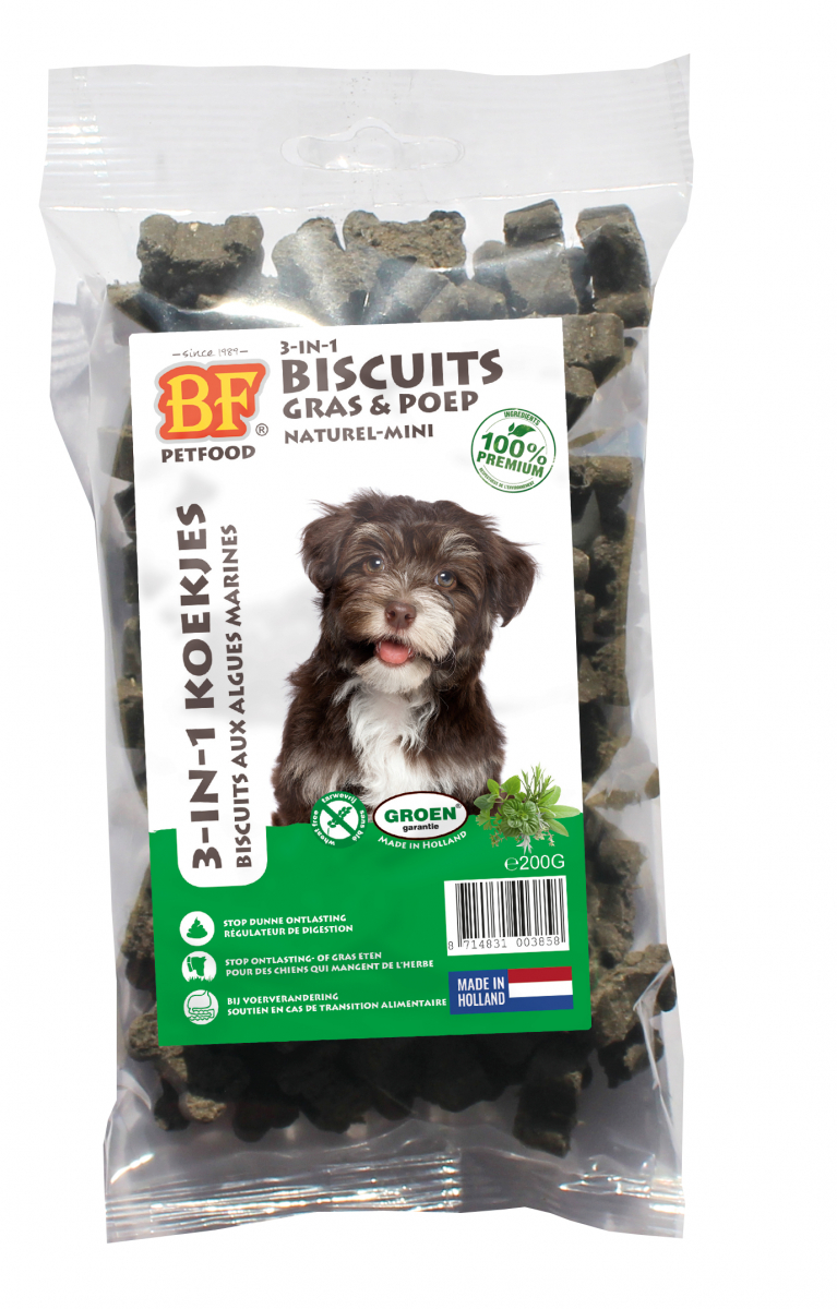 Authenticatie auteur Komst BIOFOOD 3 in 1 koekjes met zeewiersmaak voor honden