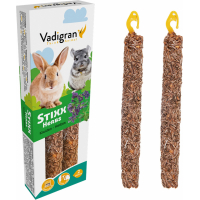 Baguettes à ronger Vadigran StiXX lapins et chinchilla herbes 90gr