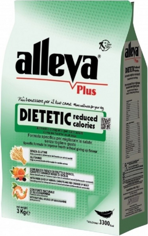 ALLEVA Plus Dietetic Gluten Free für übergewichtige erwachsene Hunde