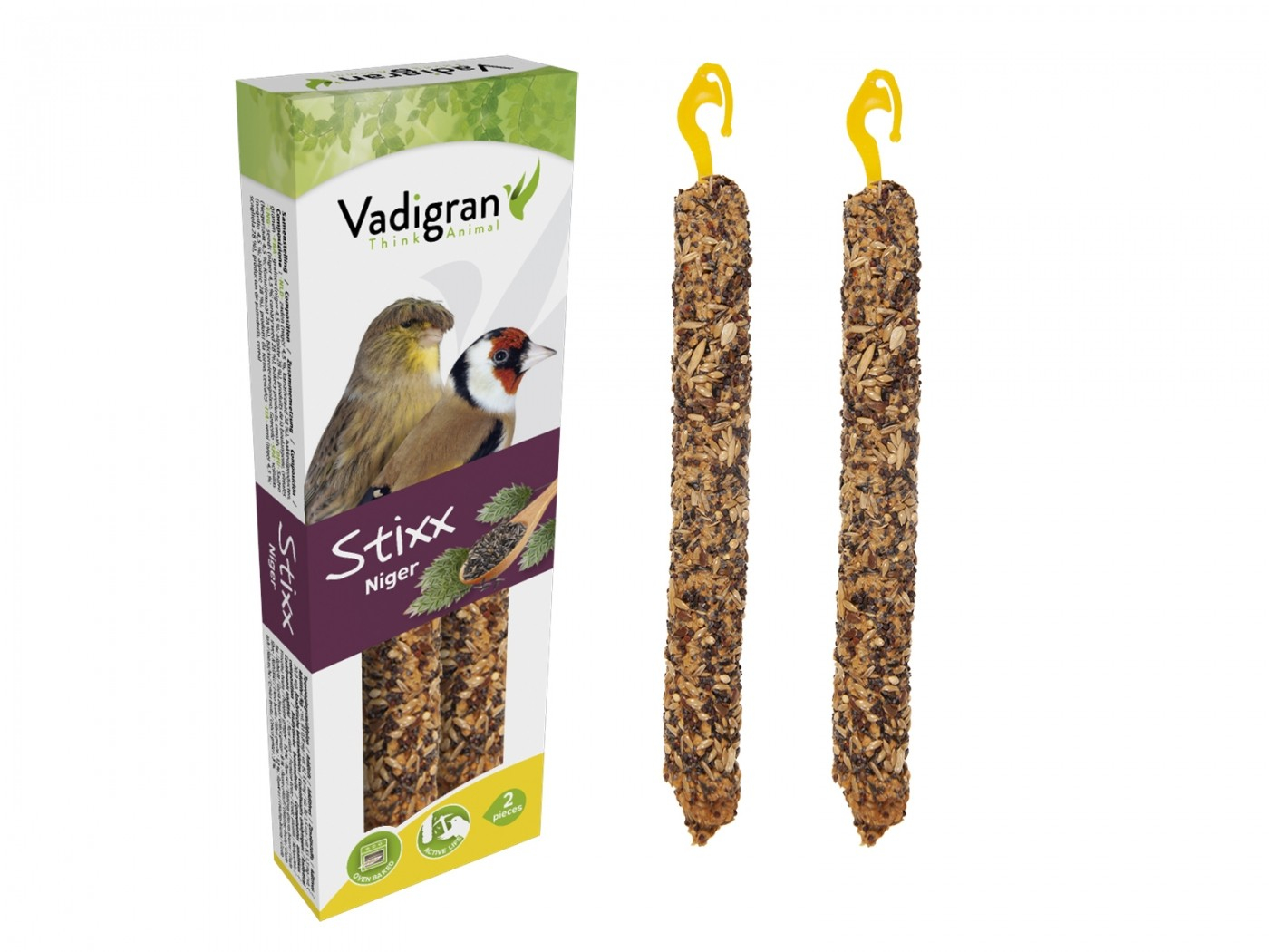 Barrette da rosicchiare Vadigran StiXX uccelli europei & canarini Semi di Niger