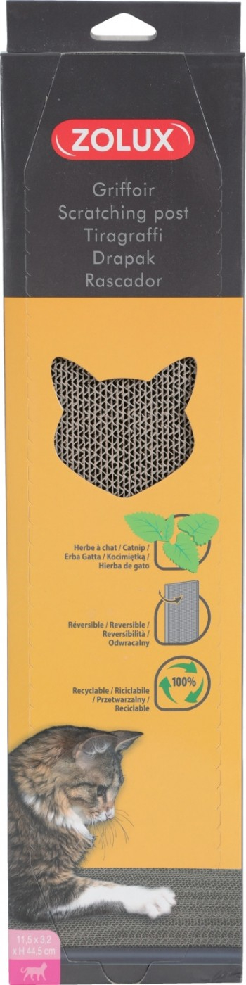 Graffiatoio in cartone con Erba Gatta - 44,5 cm