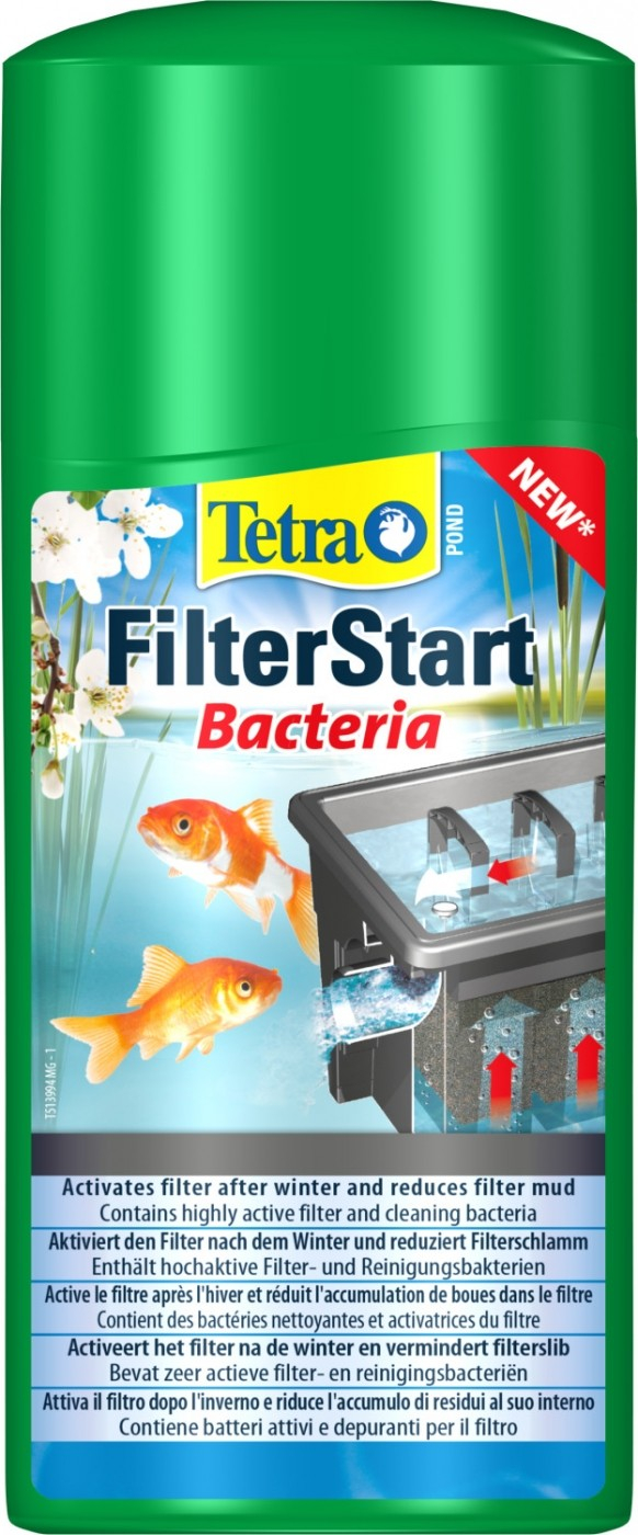 Tetra Pond Filterstart Bacteria activa el filtro del estanque