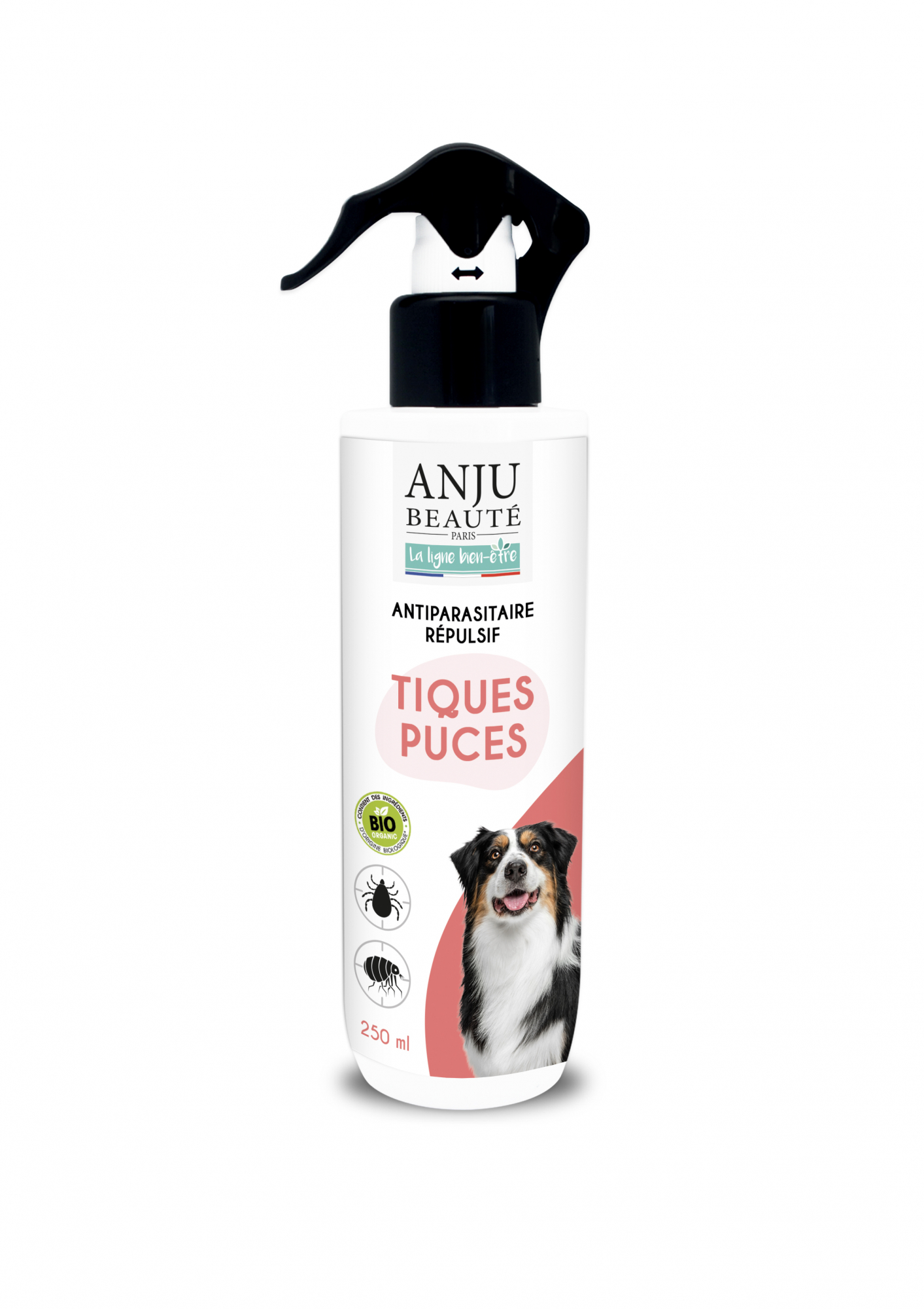 ANJU - Loción antiparasitaria repelente BIO para perro