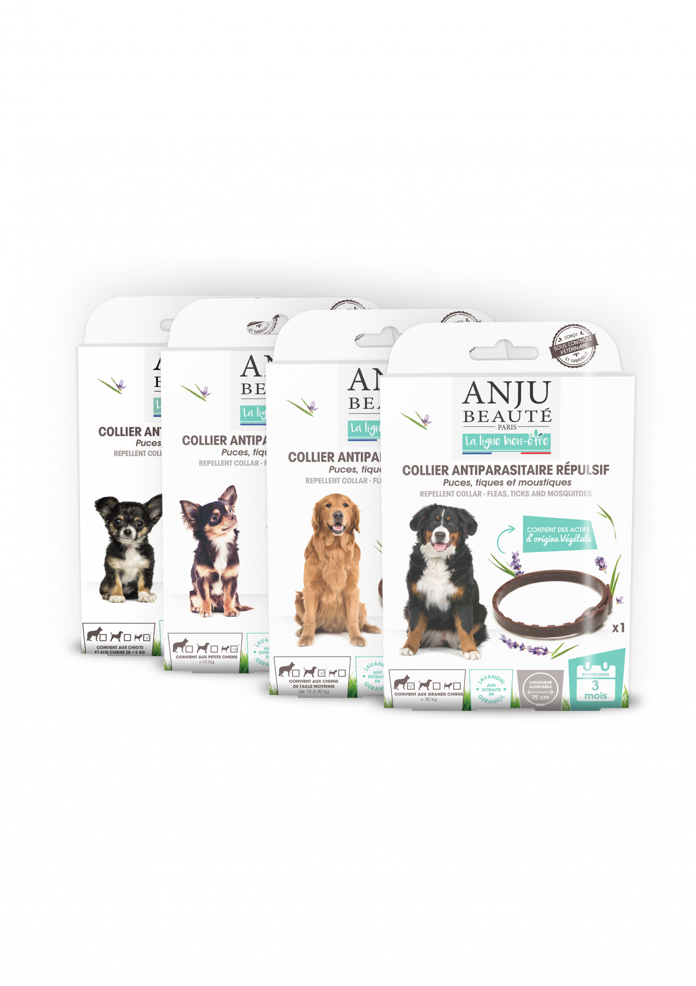 ANJU-Hundehalsband Insektenabweisend